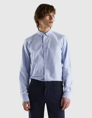 slim fit shirt in 100% cotton