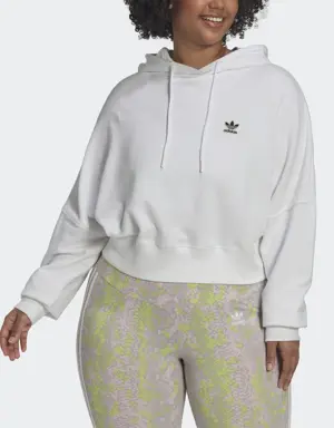 Adidas Cropped Hoodie (Plus Size)