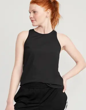 Old Navy PowerSoft Racerback Tank Top for Women black