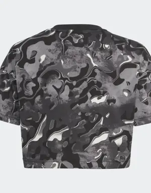 Adidas T-shirt coton imprimé intégral Future Icons Enfants. 2
