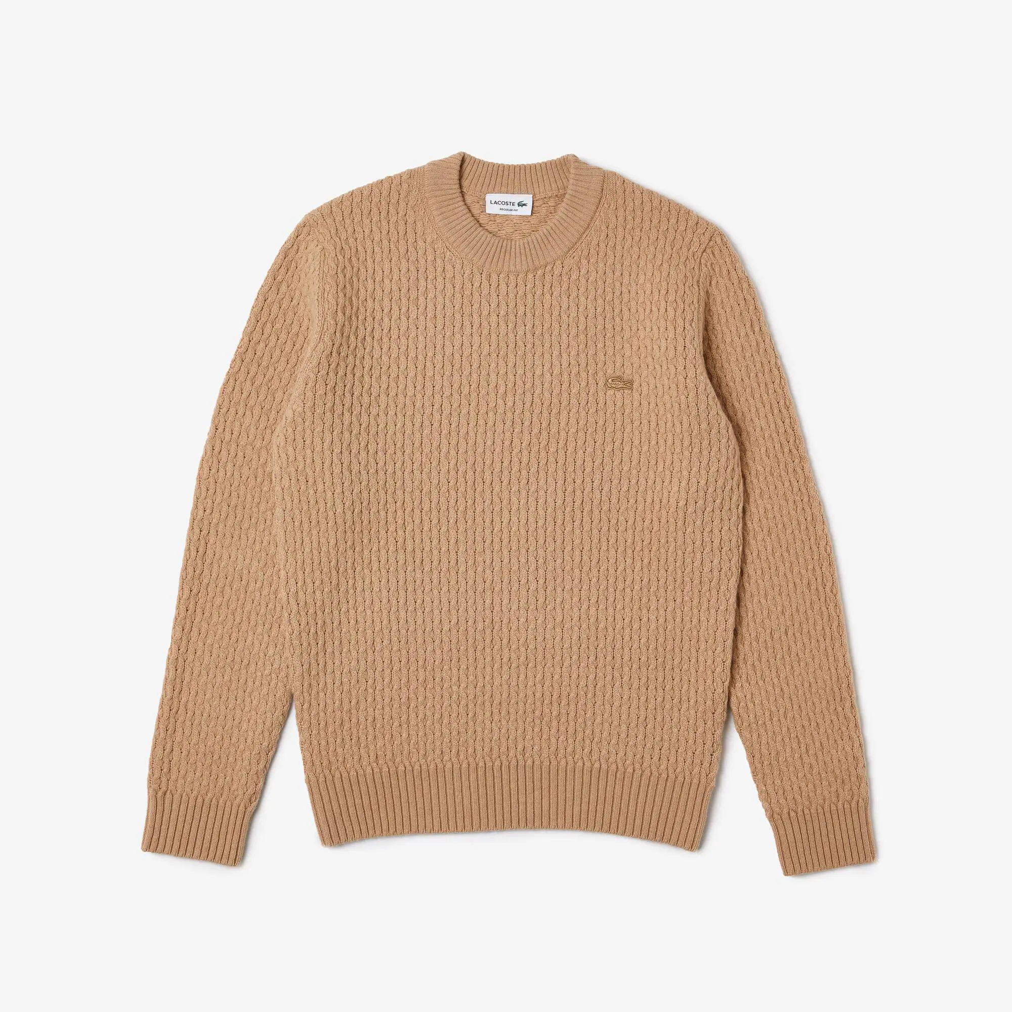 Lacoste Herren LACOSTE Pullover aus Wolle mit Zopfmuster. 2