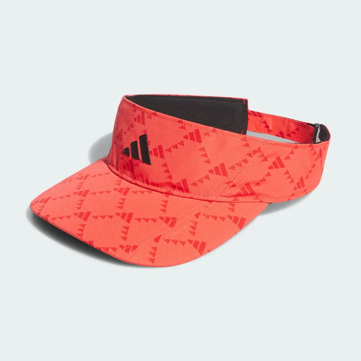 Adidas Monogram Print Fairway Visor. 2