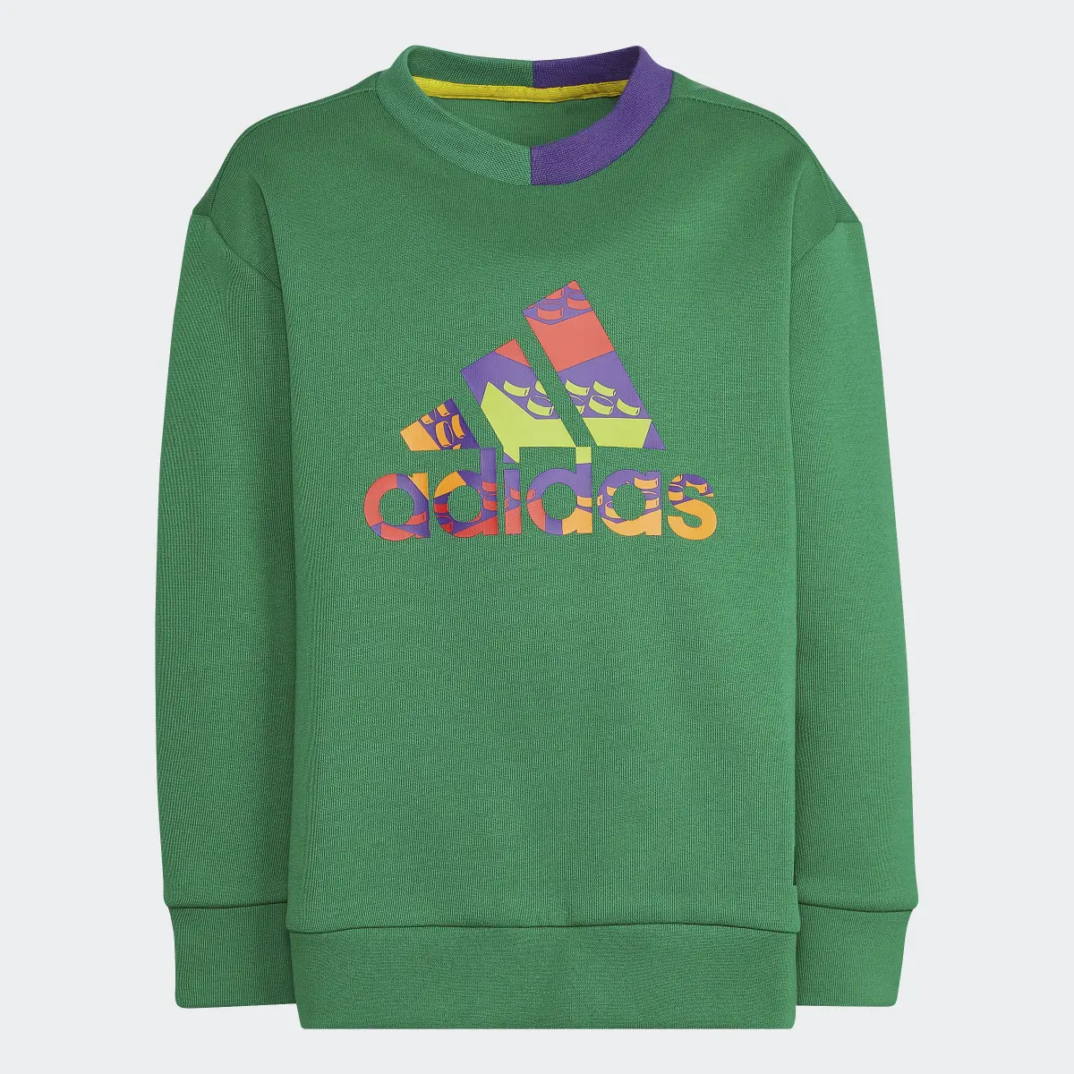 Adidas x Classic LEGO® Crew Sweatshirt and Pants Set. 2