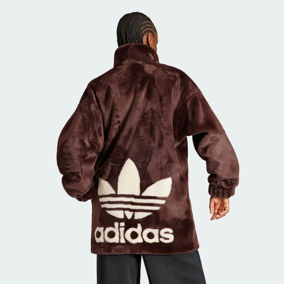 Adidas FAUX FUR JACKET. 3