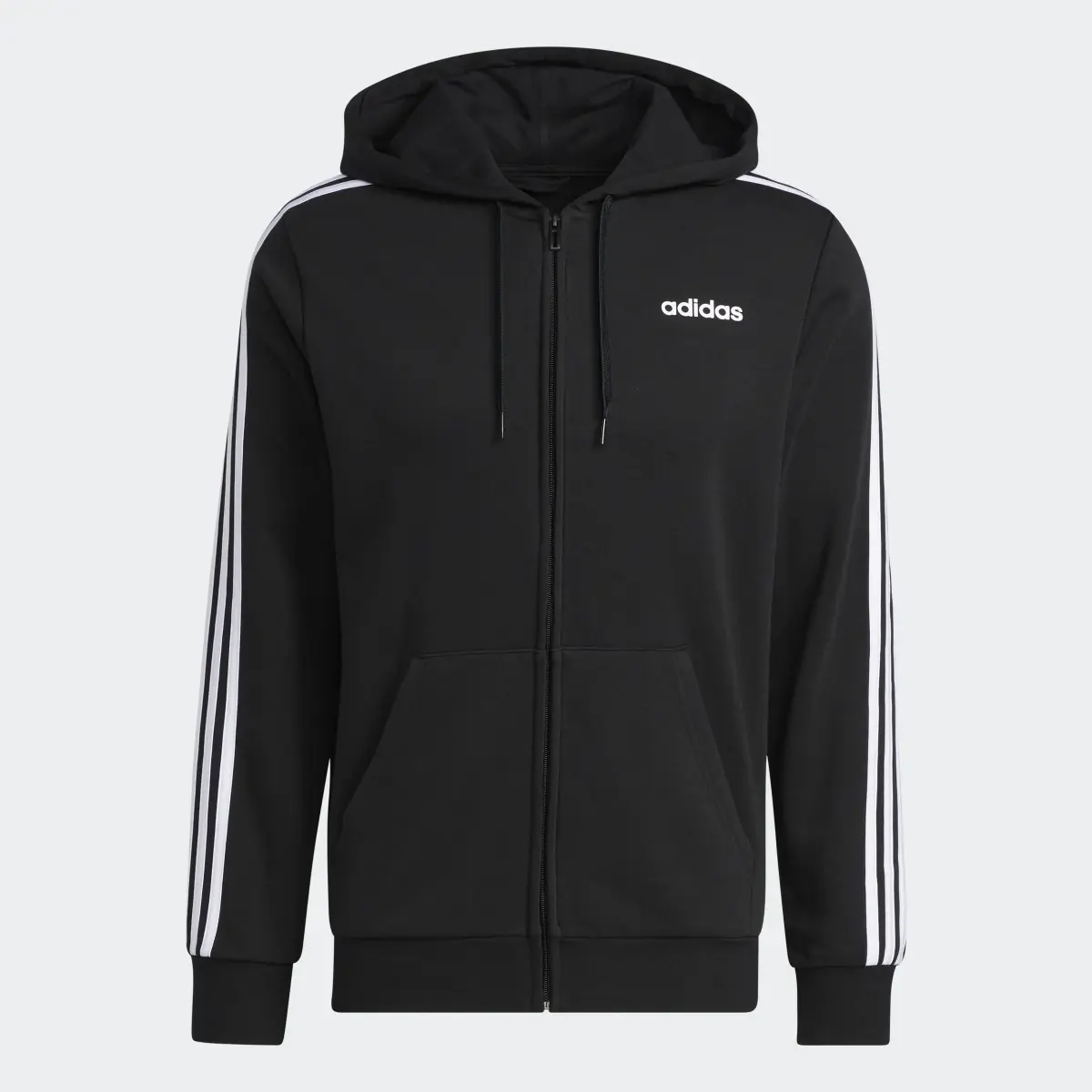 Adidas Chaqueta con capucha Essentials Fleece 3 bandas. 1