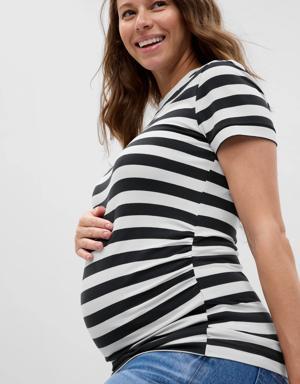 Maternity Vintage Crewneck T-Shirt black