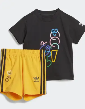 x James Jarvis Shorts and Tee Set