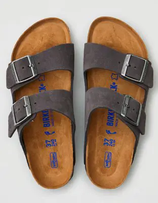 American Eagle Birkenstock Women's Arizona Soft Footbed Sandal. 1