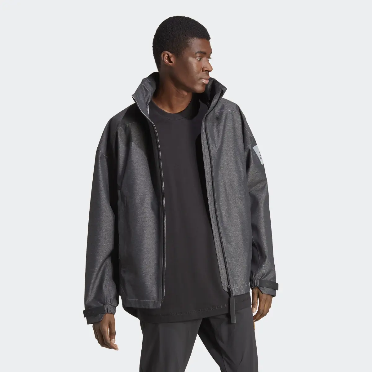 Adidas MYSHELTER RAIN.RDY Denim Regenjacke. 2