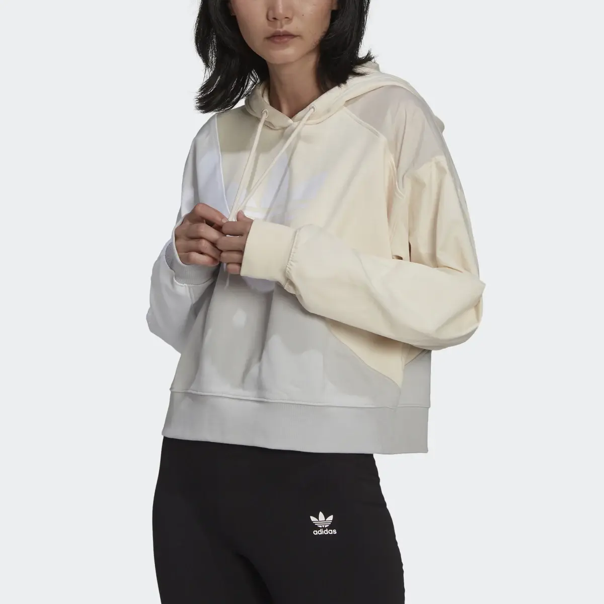 Adidas Adicolor Split Trefoil Hoodie. 1