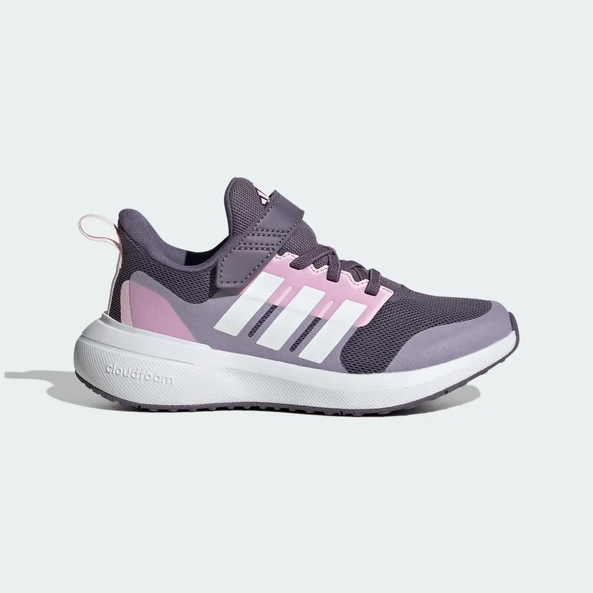 Adidas FortaRun 2.0 Cloudfoam Elastic Lace Top Strap Shoes. 2