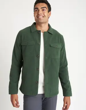 Water Resistant Fleece Shirt Jacket