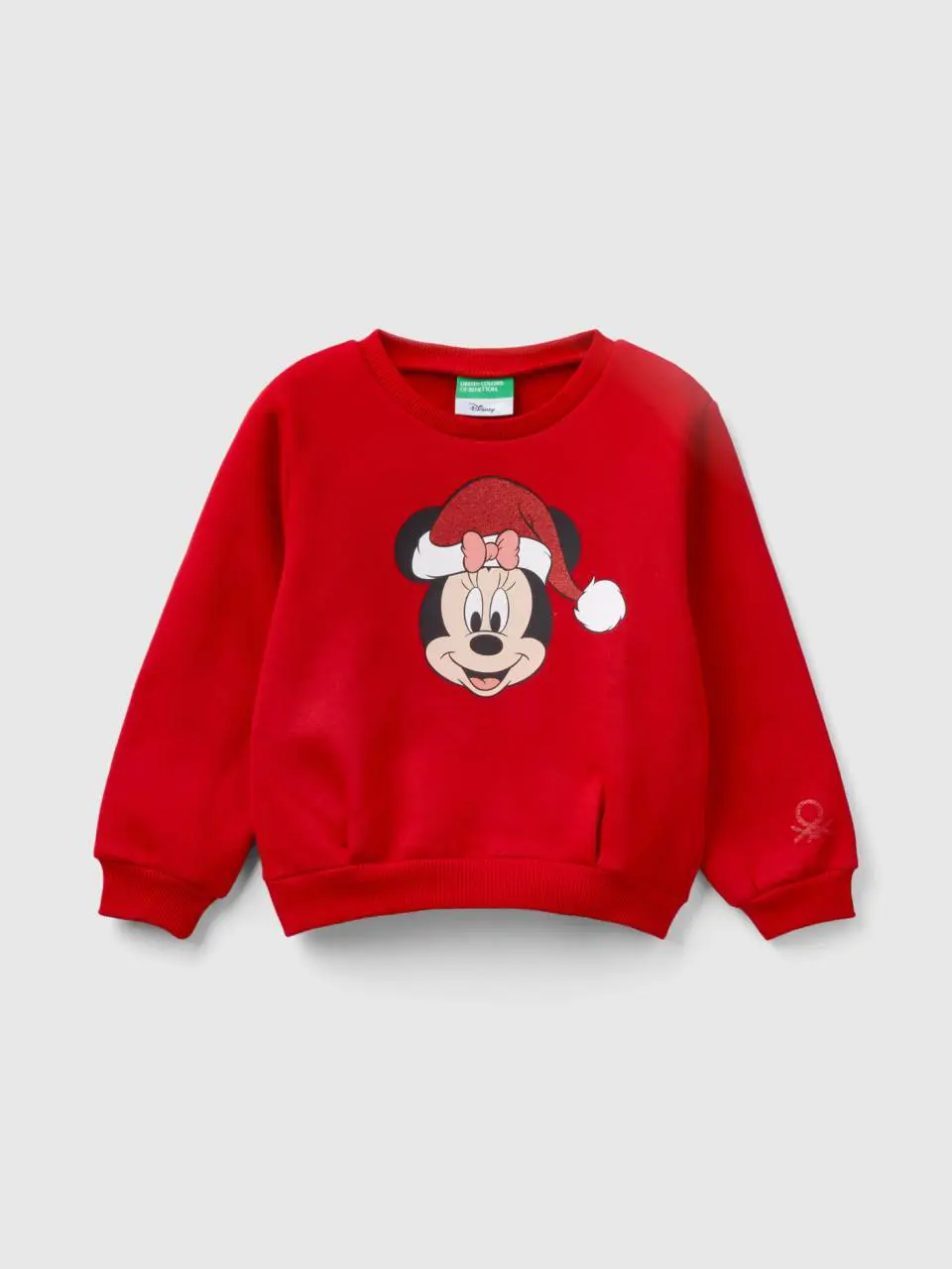 Benetton warm ©disney sweatshirt with glitter. 1