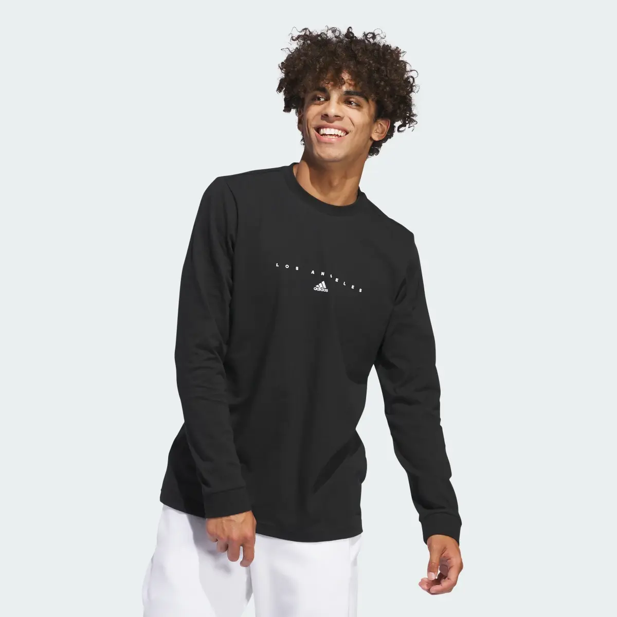 Adidas LA Graphic Long Sleeve Tee. 2