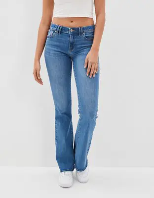 American Eagle Ne(x)t Level Low-Rise Flare Jean. 1