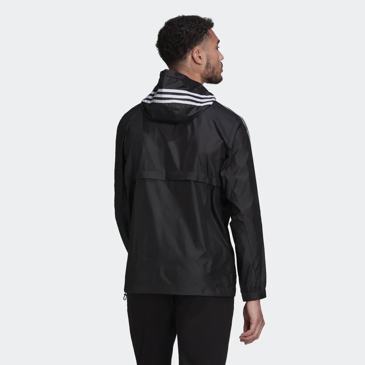 Adidas Essentials 3-Stripes Woven Windbreaker. 3