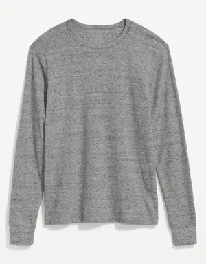 Thermal-Knit Long-Sleeve T-Shirt for Men gray