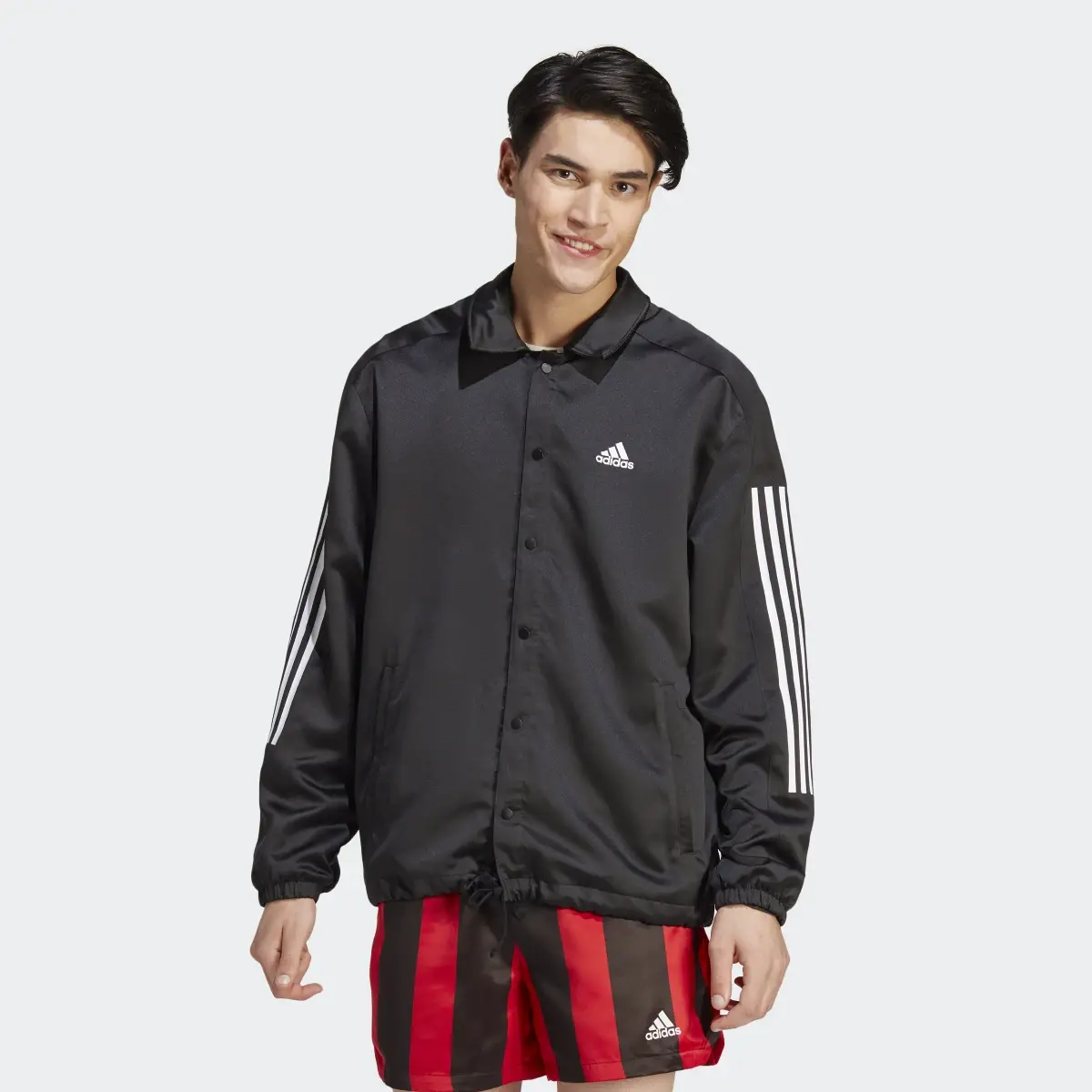 Adidas Satin Coaches Jacket. 2