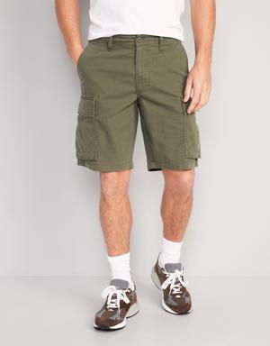 Old Navy Relaxed Lived-In Cargo Shorts for Men -- 10-inch inseam green