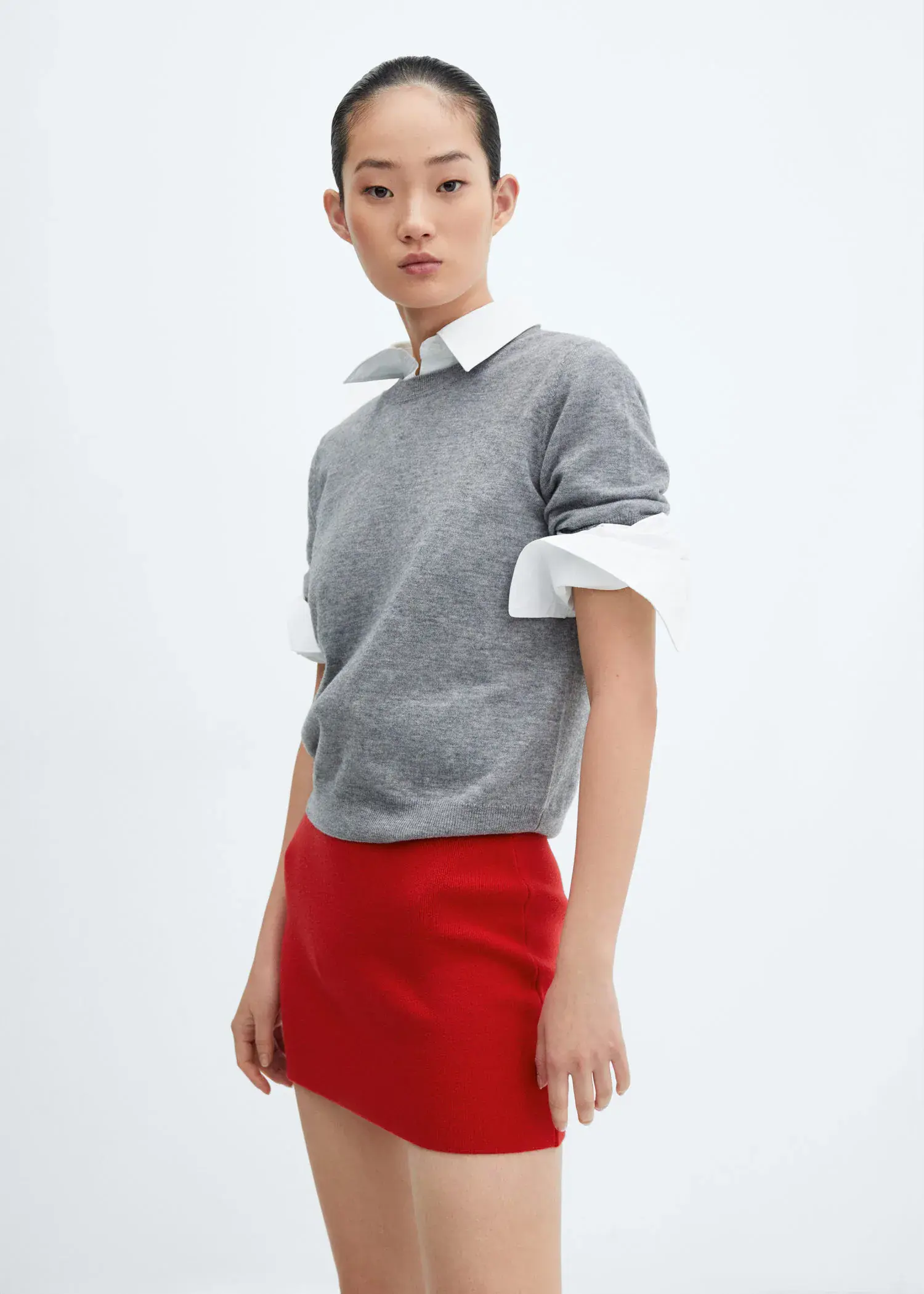 Mango Knitted miniskirt. 2