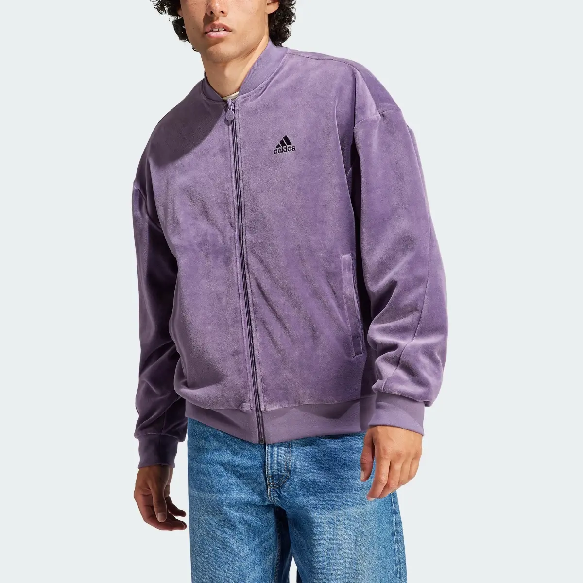 Adidas Embossed Reversible Jacket. 1