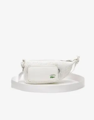 Lacoste Unisex Perforated Small Shoulder Bag