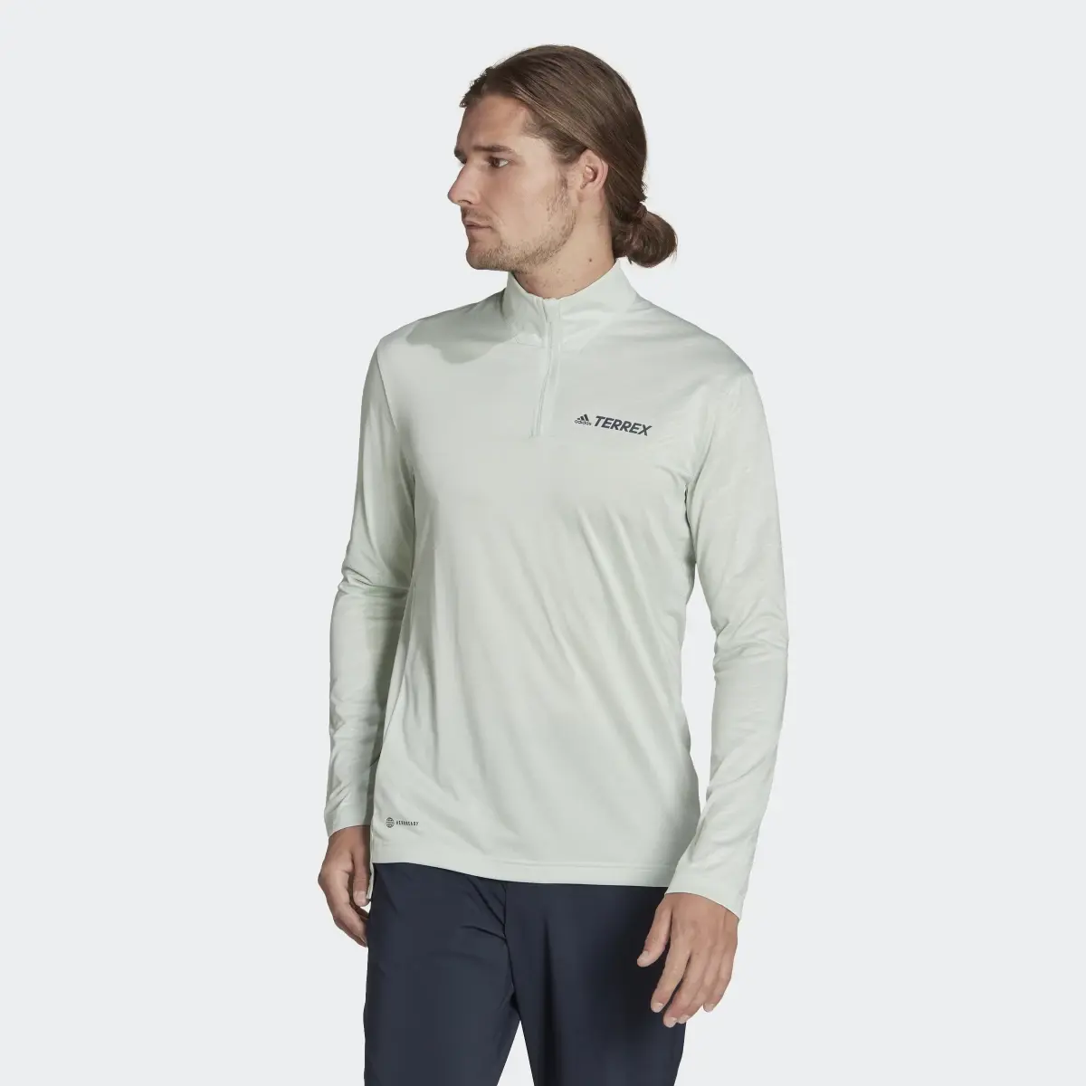 Adidas Terrex Multi Half-Zip Long-Sleeve Top. 2