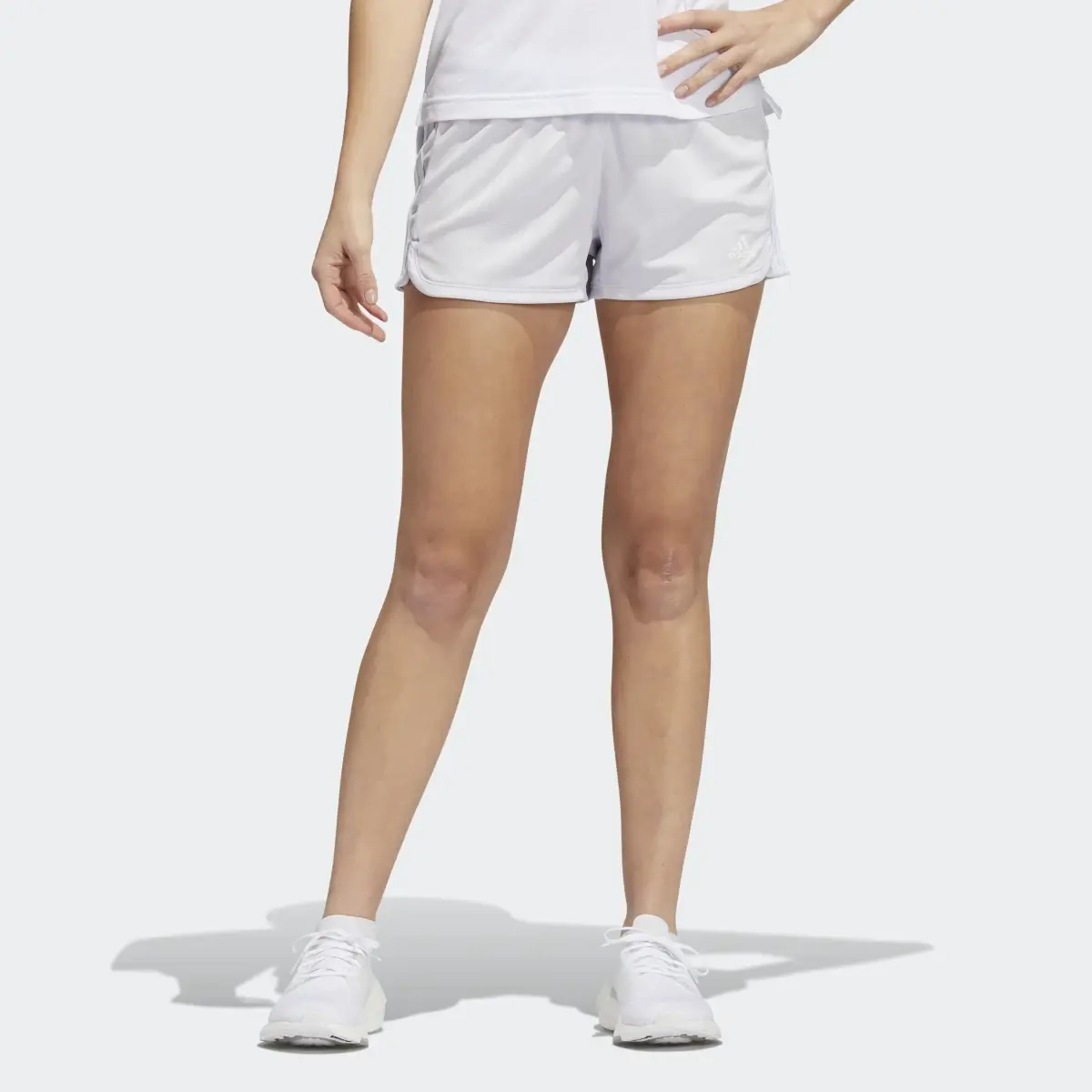 Adidas Pacer 3-Stripes Knit Shorts. 1