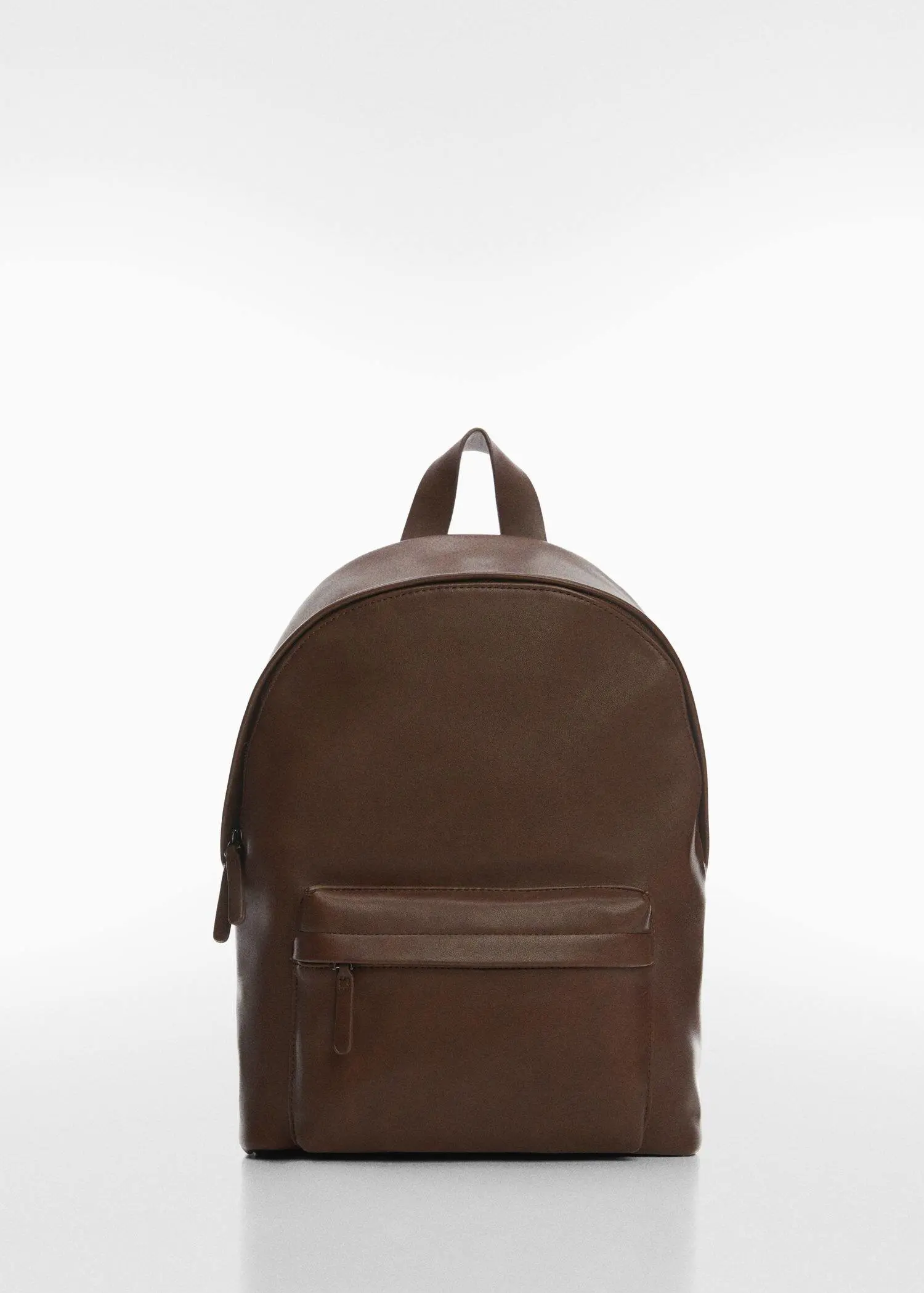 Mango Recycled leather backpack. 1