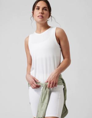 Athleta In Motion Seamless Tank white