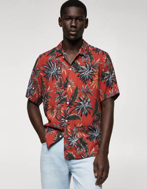Hawaiian flowy shirt