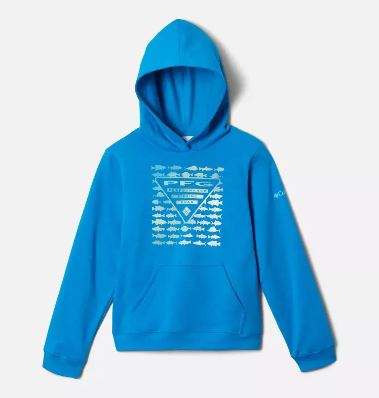 Columbia Boys' PFG™ Elements Pullover Hoodie. 1