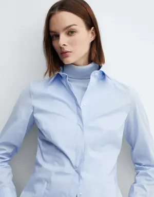 Chemise cintrée coton