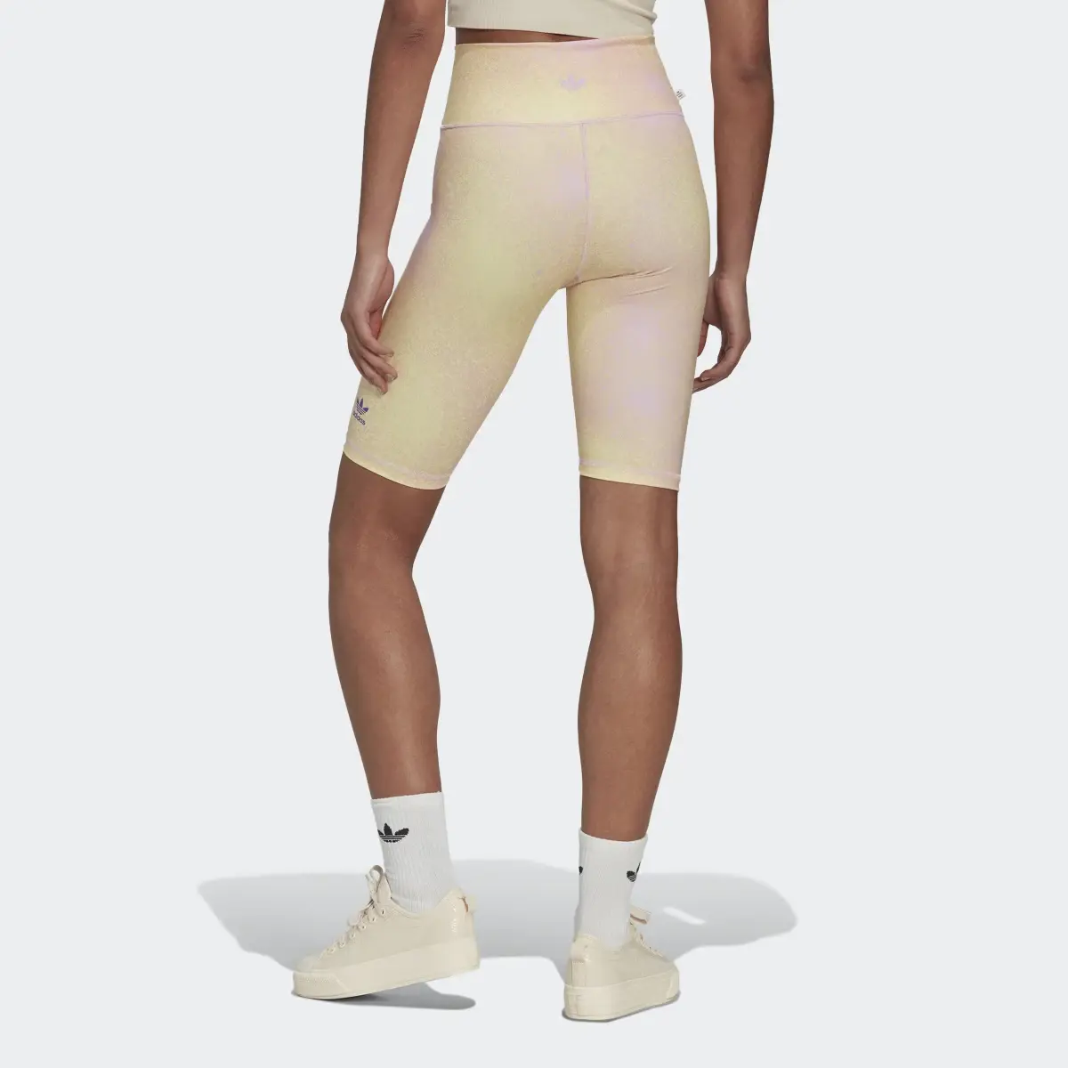 Adidas Allover Print Bike Leggings. 2