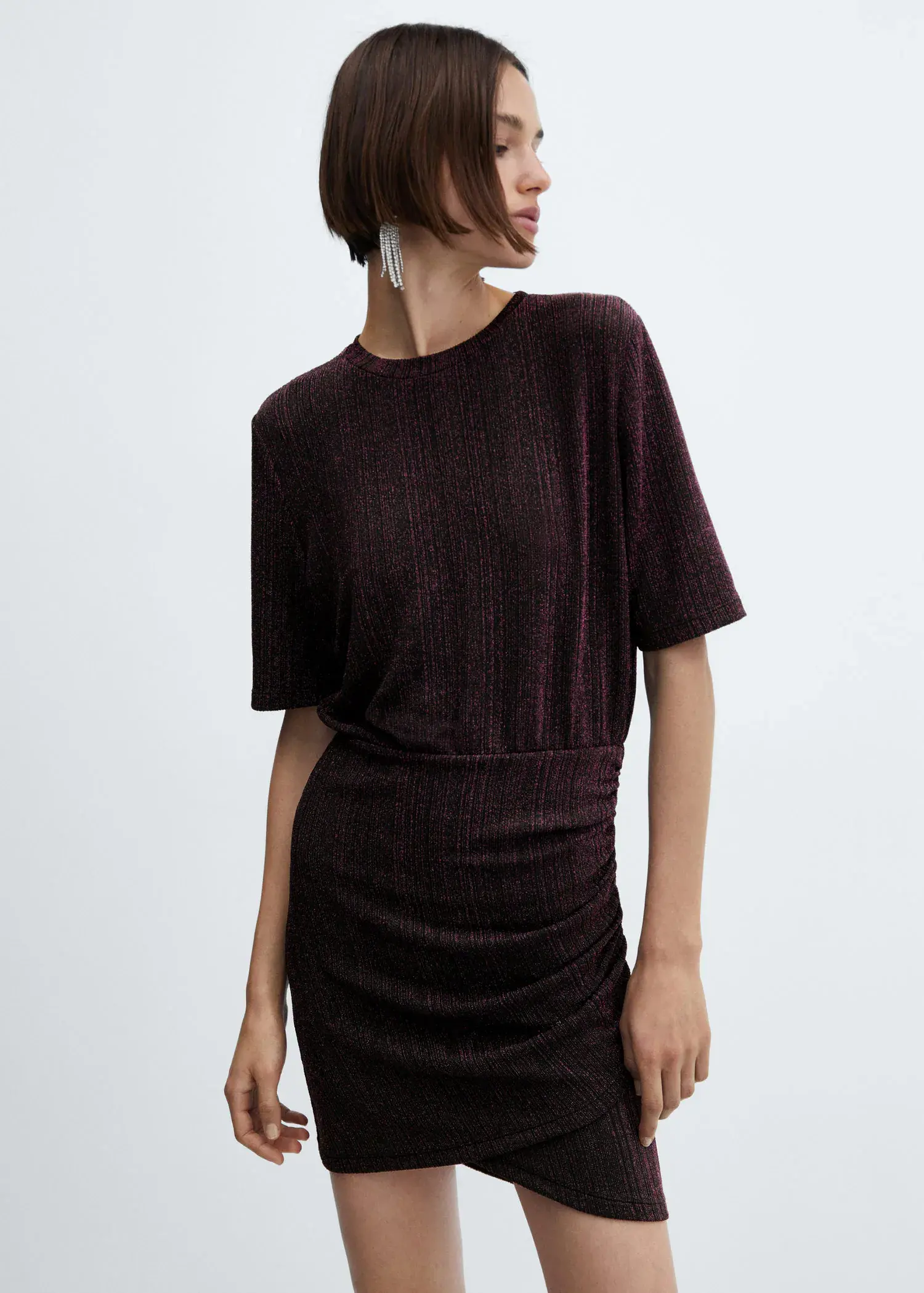 Mango Lurex knitted dress. 1