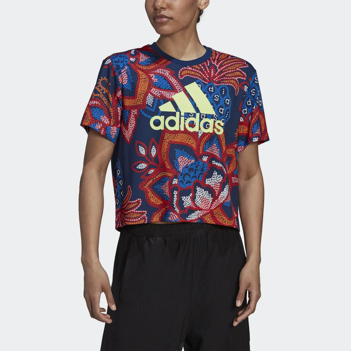 Adidas Playera FARM Rio Estampada. 1