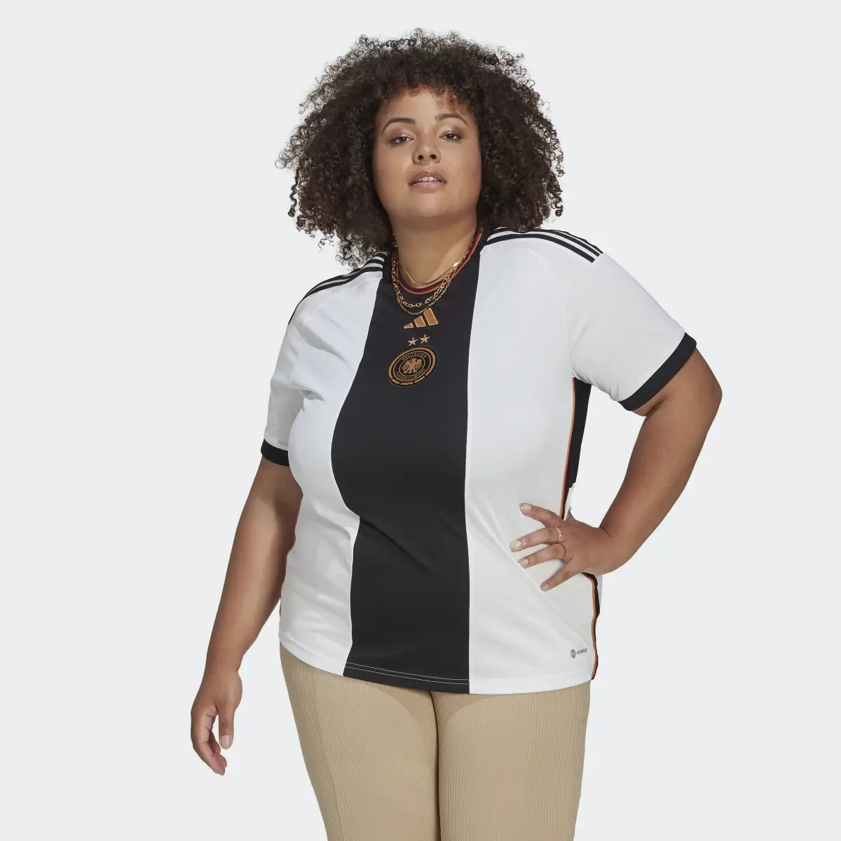 Adidas Camisola Principal 23 da Seleção Feminina da Alemanha (Plus Size). 2