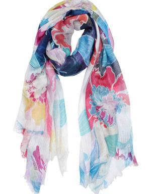 VACAY MODE MULTI-COLORED FLORAL PRINTED SCARF - Conscious Product