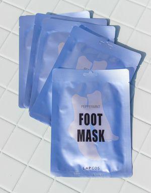 LAPCOS | 5-Pack Peppermint Foot Mask
