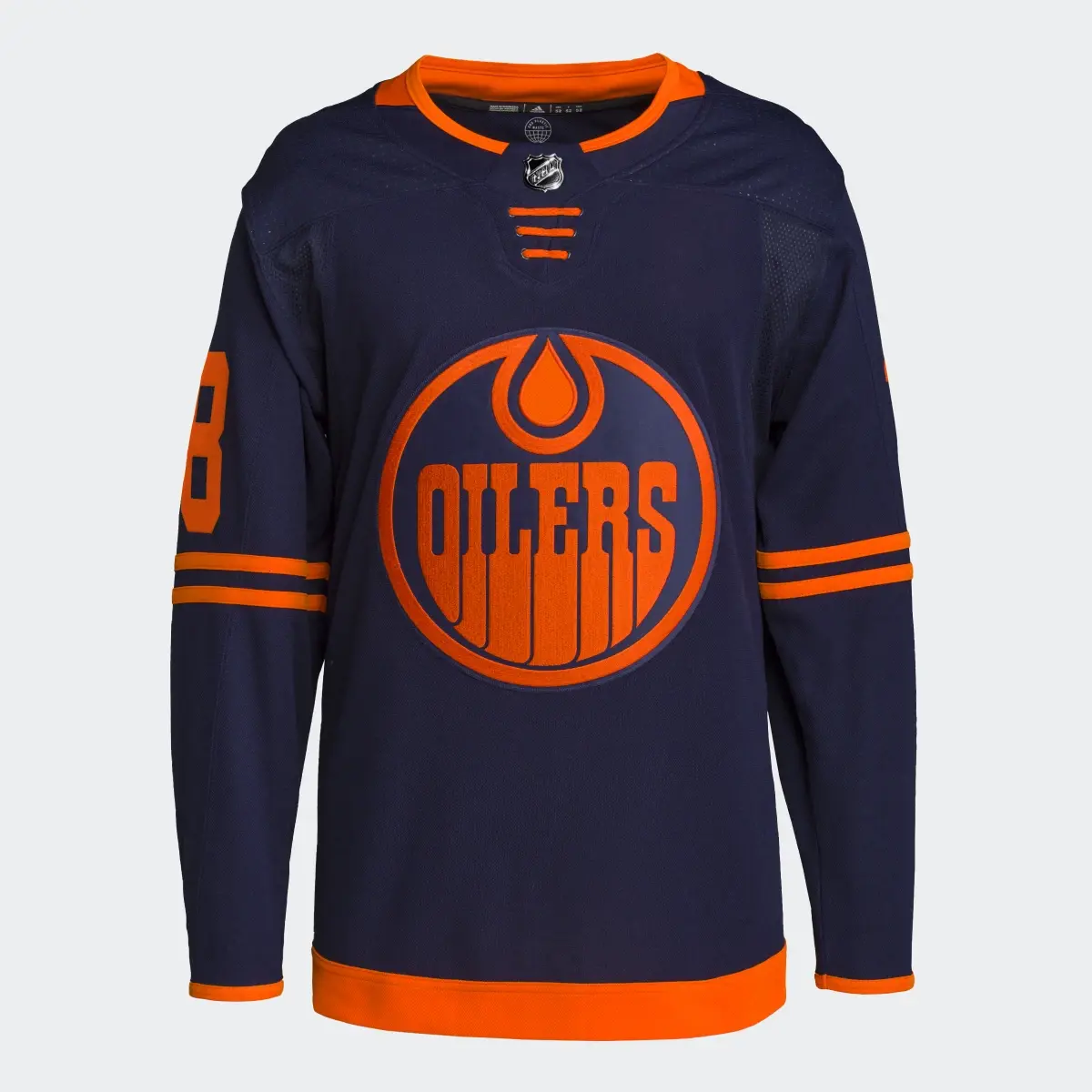 Adidas Oilers Hyman Third Authentic Jersey. 1