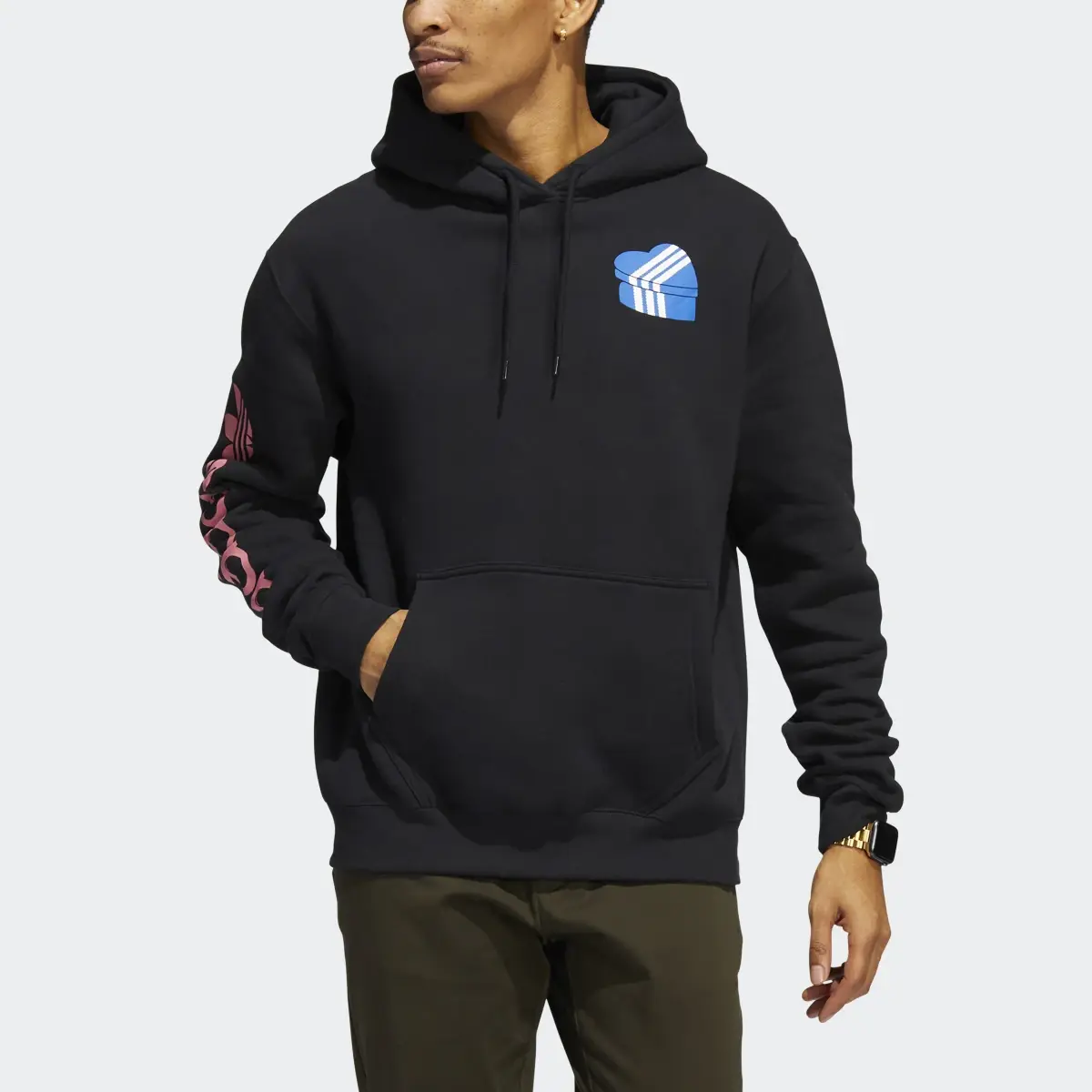 Adidas OG Heart Box Hoodie. 1