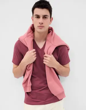Standard V-Neck T-Shirt pink
