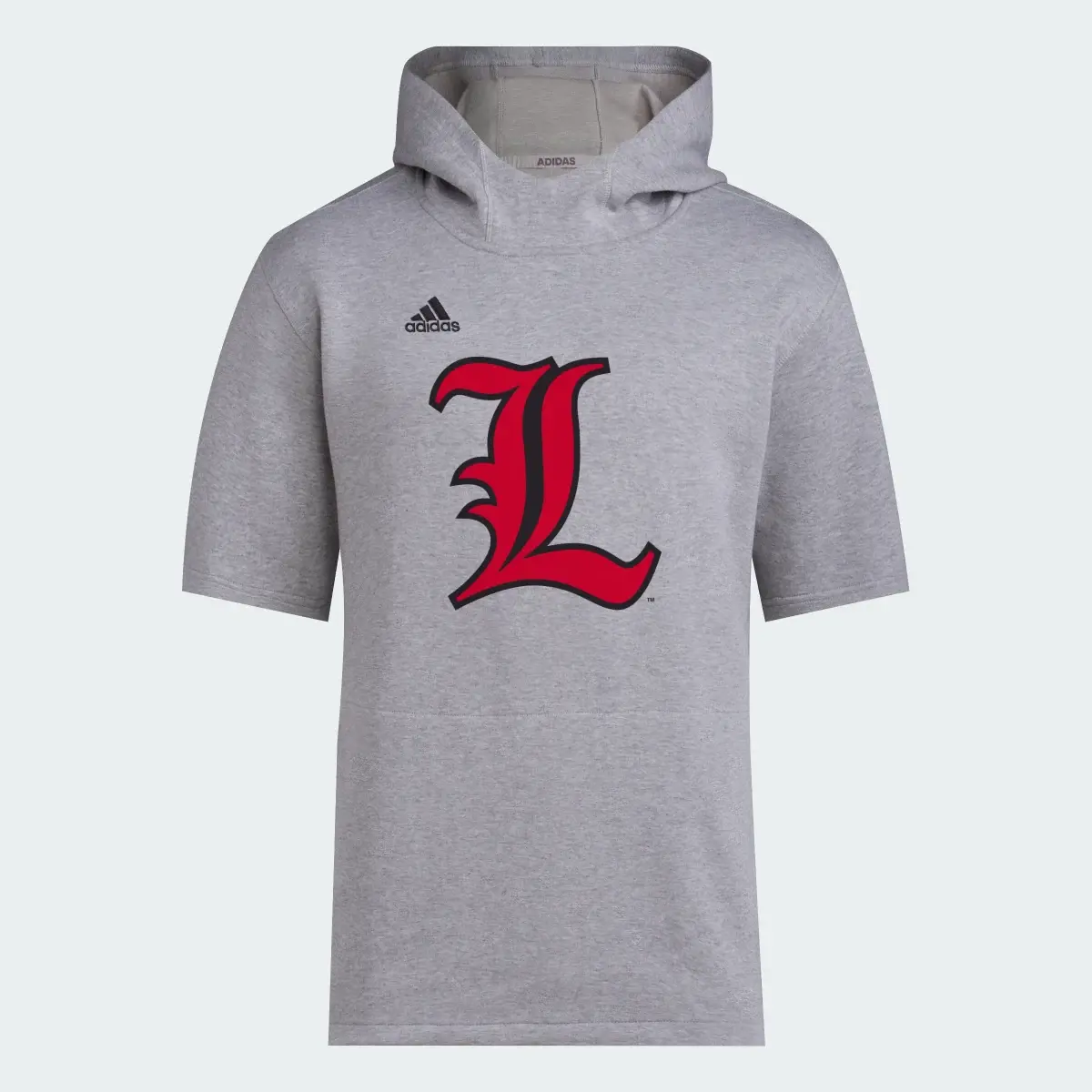 Adidas Louisville Baseball Short Sleeve Hoodie. 1