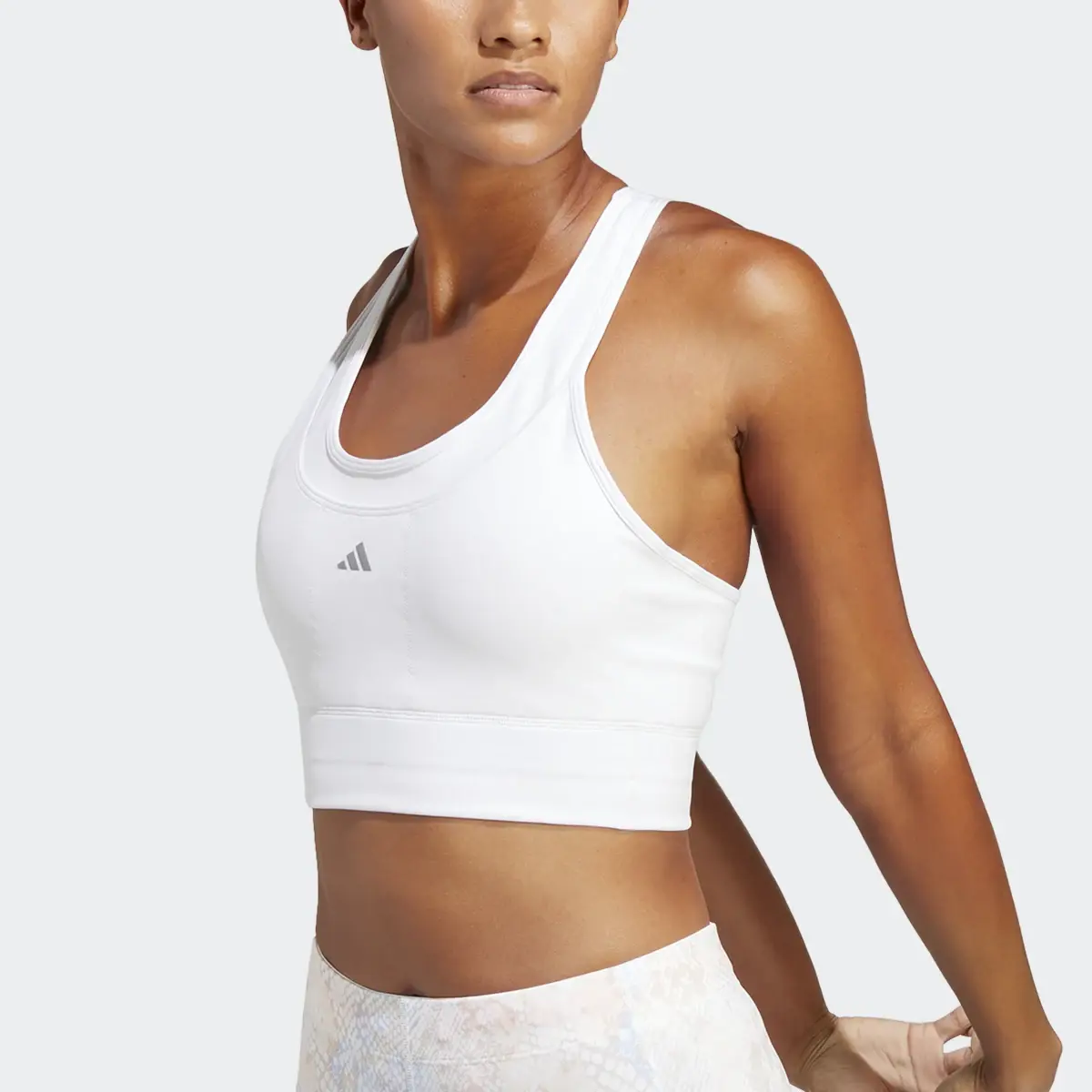 Adidas Brassière de running à poches Maintien moyen. 1