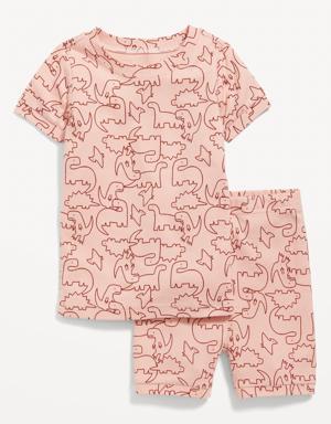 Old Navy Snug-Fit Graphic Pajama Shorts Set for Toddler & Baby multi