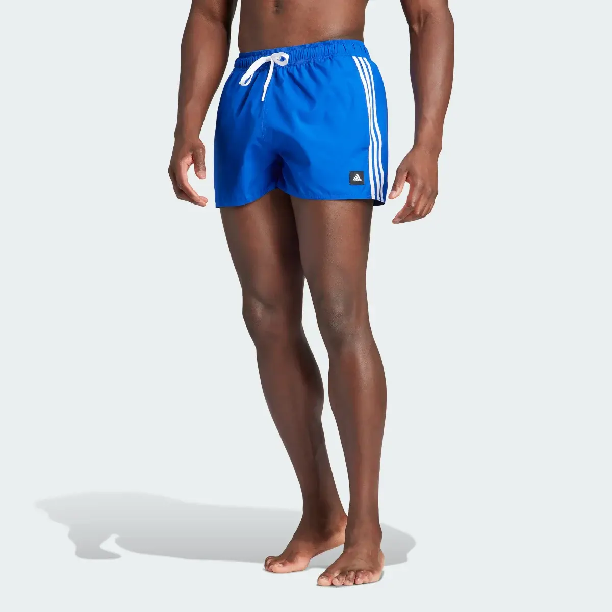Adidas 3-Stripes CLX Swim Shorts. 1
