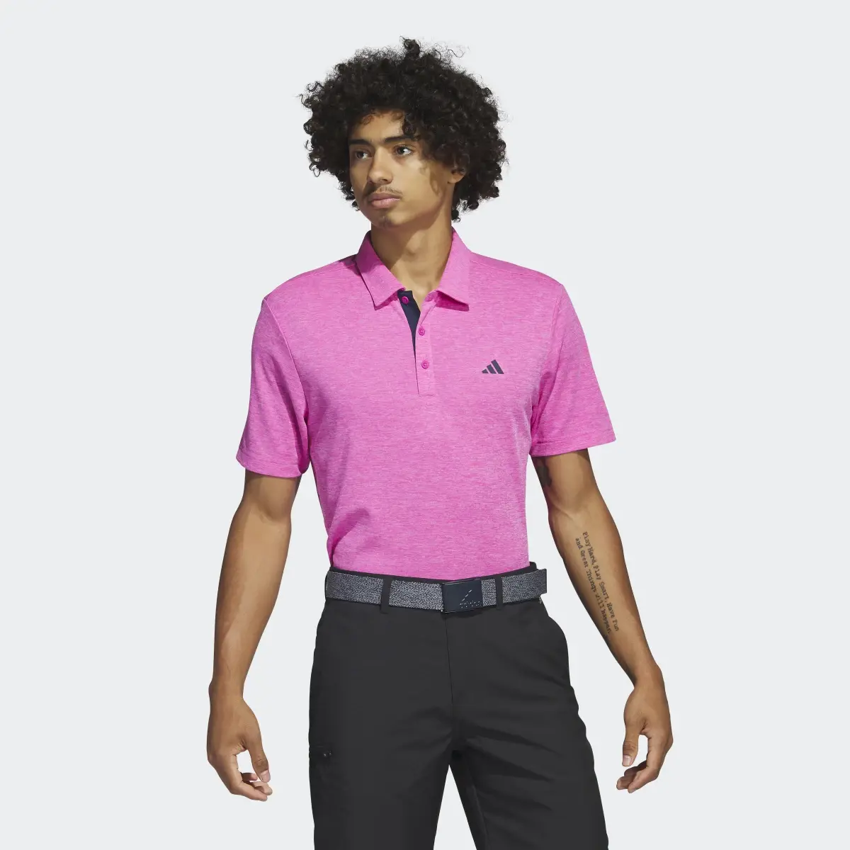 Adidas Drive Heather Polo Shirt. 2