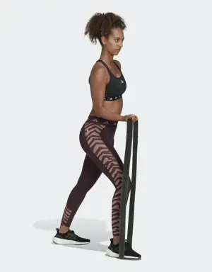 Adidas Hyperglam Techfit High-Waisted 7/8 Zebra Leggings. 3 Adidas Hyperglam Techfit High-Waisted 7/8 Zebra Leggings. 3