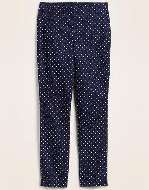 High-Waisted Super Skinny Ankle Pants for Women blue