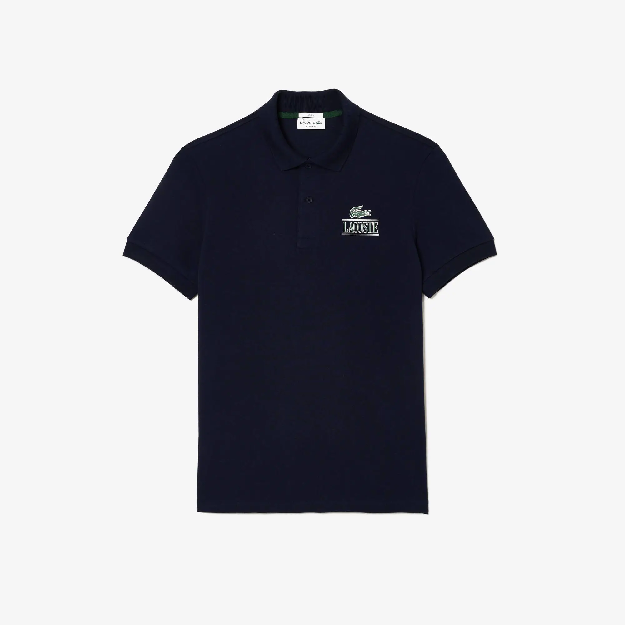 Lacoste Polohemd mit LACOSTE-Signatur-Aufdruck. 1
